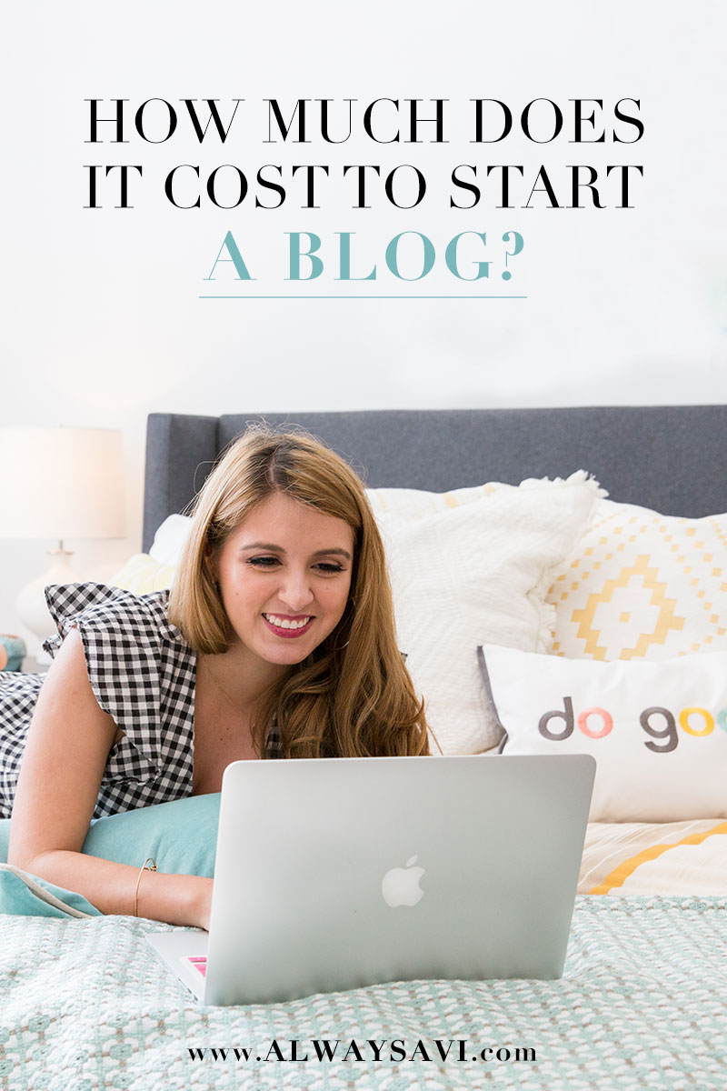 How much does it cost to start a blog? I've been asked this question quite a bit lately, so I decided to discuss it on my blog!